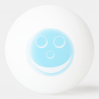 Smiling bubble ping pong ball
