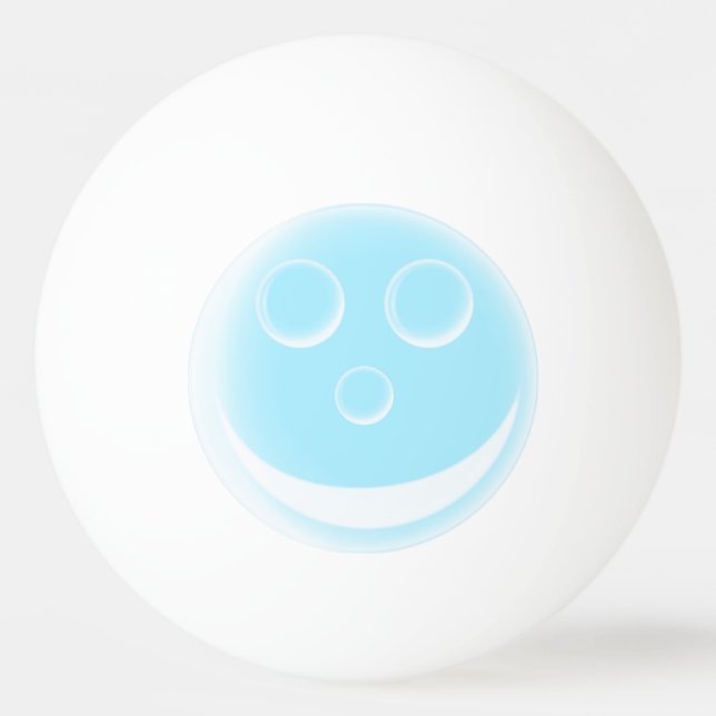 Smiling bubble ping pong ball (Front)