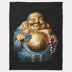 SMILING BUDDAH FLEECE BLANKET
