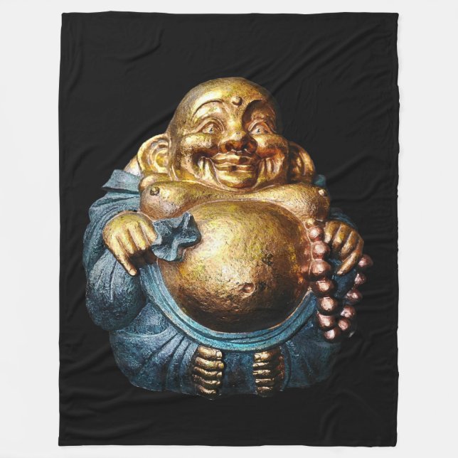SMILING BUDDAH FLEECE BLANKET (Front)