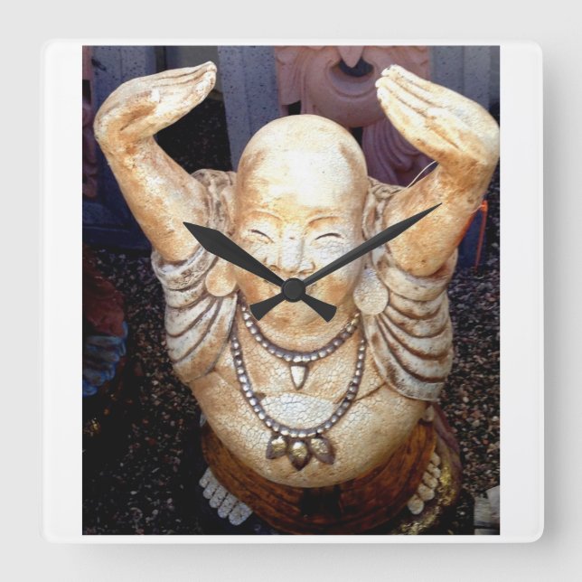 smiling buddha clock (Front)
