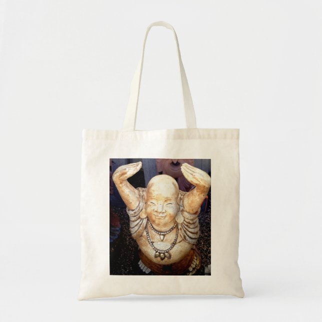 smiling buddha tote bag (Front)