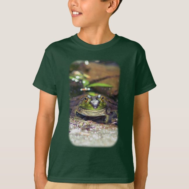 Smiling Bullfrog Nature T-Shirt (Front)