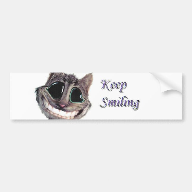 Smiling Bumper Sticker (Front)