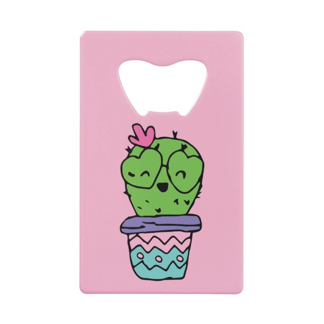 Smiling Cactus Art Valentines Art Valentines Drawi (Front)