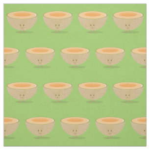 Smiling Cantaloupe Fabric