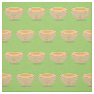 Smiling Cantaloupe Fabric
