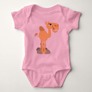 Smiling Cartoon Camel Baby T-Shirt Baby Bodysuit