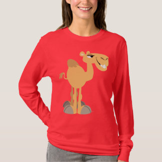 Smiling Cartoon Camel Women T-Shirt