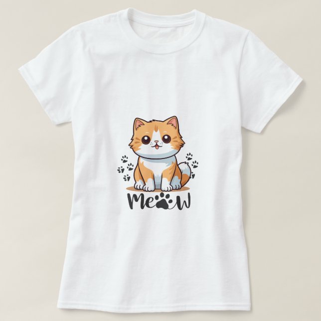 Smiling cat T-Shirt (Design Front)
