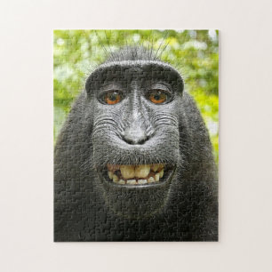 Smiling Celebes Macaque Jigsaw Puzzle