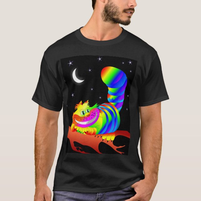 Smiling Cheshire Cat T-shirts (Front)