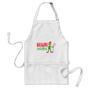 Smiling Christmas Elf Standard Apron