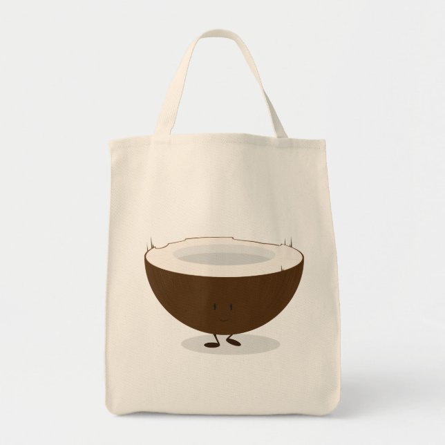 Smiling coconut tote bag (Front)