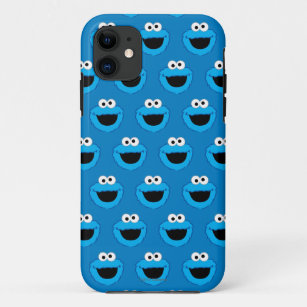 Smiling Cookie Monster Pattern iPhone 11 Case