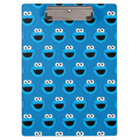 Smiling Cookie Monster Pattern Clipboard