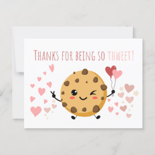 Smiling Cookie Teacher Thank You Card – Thank You