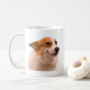 Smiling Corgi Meme Mug Double Sided
