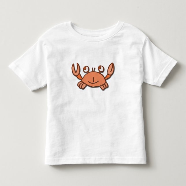 smiling crab toddler T-Shirt (Front)