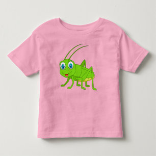 Smiling Cricket Cartoon  Keychain Toddler T-Shirt