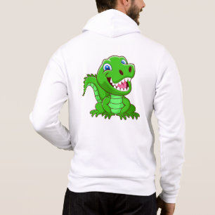 Smiling Crocodile Cartoon-64836 Hoodie