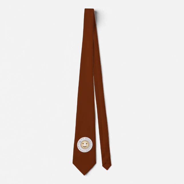 Smiling cup of coffee tie (Front)