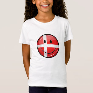 Smiling Denmark Flag T-Shirt