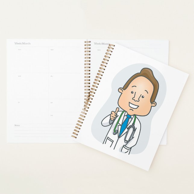 Smiling Doctor Giving Thumbs Up with Stethoscope  Planner (Creator Uploaded)