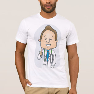 Smiling Doctor Giving Thumbs Up with Stethoscope  T-Shirt