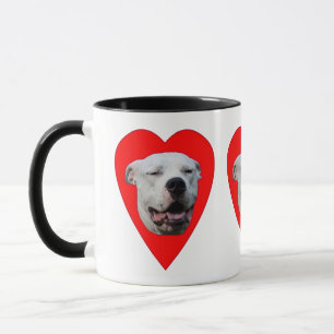 Smiling Dogo Argentino Mug