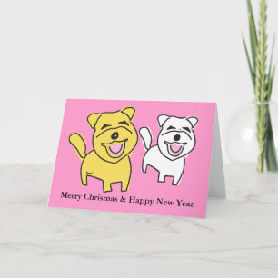 Smiling Dogs Greeting Card