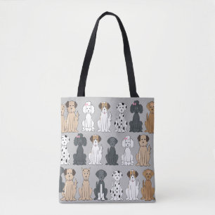 Smiling Dogs Tote Bag