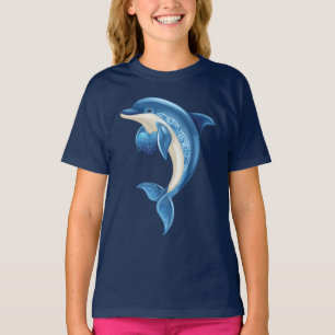 Smiling Dolphin Kids' T-Shirt