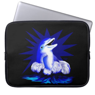 Smiling Dolphin Laptop Sleeve