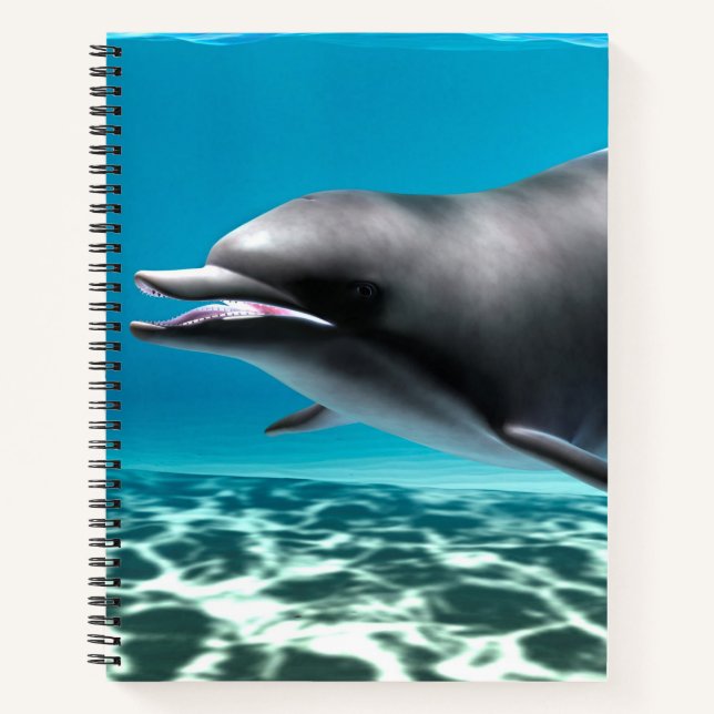 Smiling Dolphin Notebook (Front)