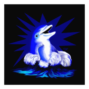 Smiling Dolphin Photo Print