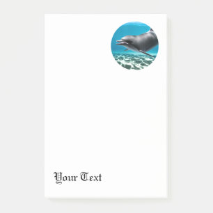 Smiling Dolphin Post-it Notes