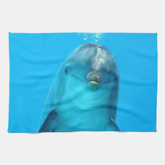 Smiling Dolphin Tea Towel