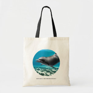 Smiling Dolphin Tote Bag