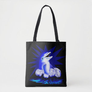 Smiling Dolphin Tote Bag
