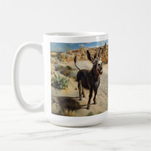 Smiling donkey, Oatman Arizona, Route 66 Coffee Mug