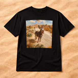 Smiling donkey, Oatman Arizona, Route 66 T-Shirt