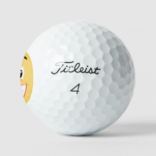 Smiling Emoji Golf Balls
