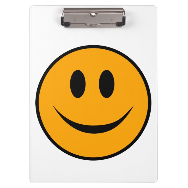 Smiling Face Emoji Clipboard (Front)