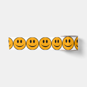 Smiling Face Emoji Satin Ribbon