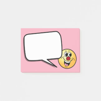 Smiling Face Grumpey Post-it Notes