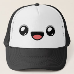 Smiling Face - Happy Jump Trucker Hat