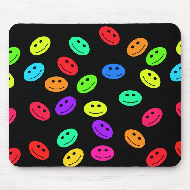 Smiling Face Mousepad (Front)