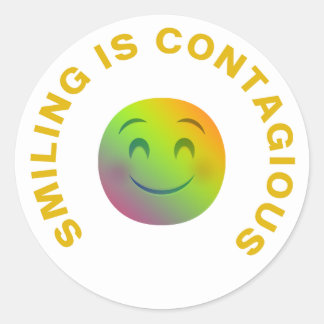 Smiling face stickers 