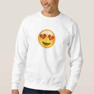 Smiling Face With Heart Shaped Eyes Emoji Sweatshirt